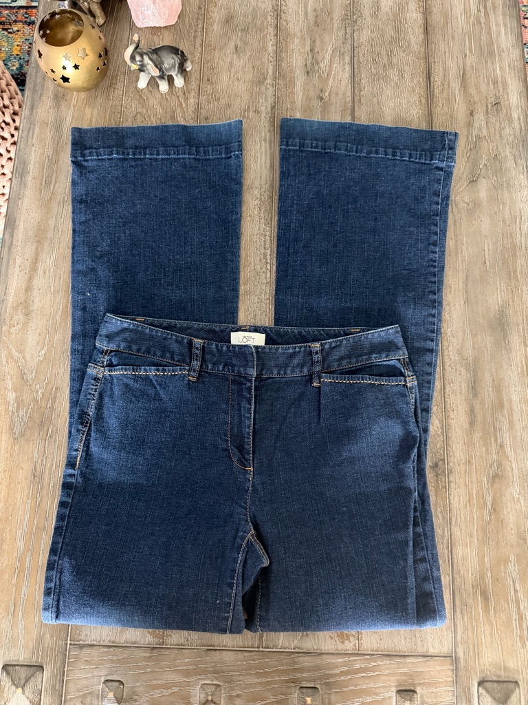 Loft Women's Dark Blue Bootcut Jeans